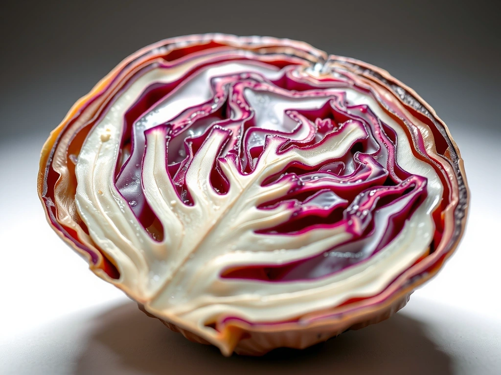 Strukturelle Schichtung eines Kohls als Metapher für Datentiefe